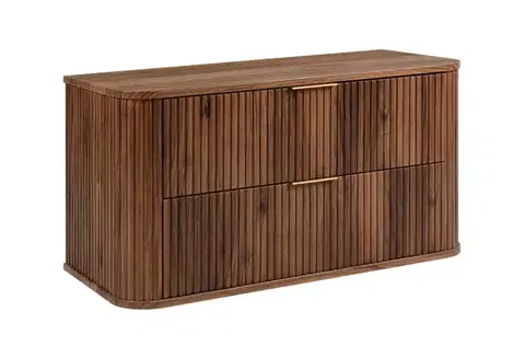 Skrinky do kúpeľne Elvisia Skrinka pod umývadlo ELEGANCE Walnut | 100 cm