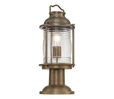 Záhradné lampy Elstead Kichler KL-ASHLANDBAY3-M-BU -Vonkajšia lampa ASHLANDBAY 1xE27/60W/230V IP44 bronzová KL-ASHLANDBAY3-M-BU