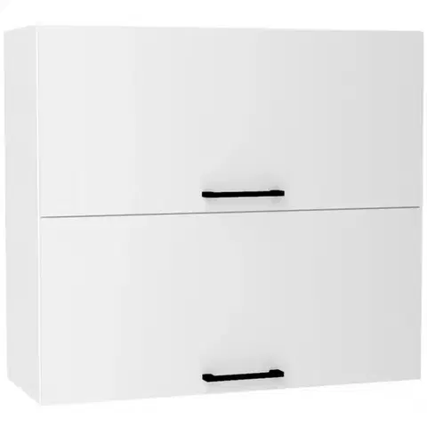 Kuchynské skrinky visiace Kuchynská skrinka Max W80grf/2 biela