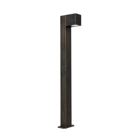 Zahradne stlpove lampy Priemyselná stojaca vonkajšia lampa starožitné zlato 80 cm IP44 - Baleno