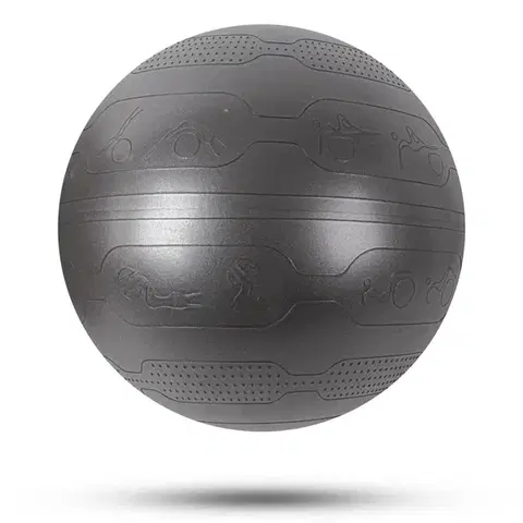 Gymnastické lopty Gymnastický míč inSPORTline Stretch Ball 55 cm čierna