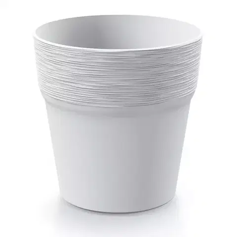Záhrada Pot Furu Round- Biely