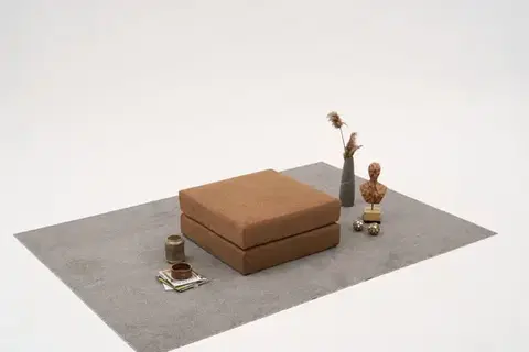 Taburety a podnožky Puf Comfort - Brown