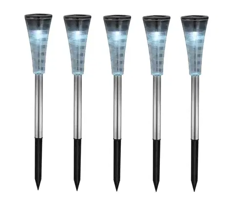 LED osvetlenie Globo 33079-5 - SET 5x Solárne svietidlo RGB-LED/0,06W/3,2V 33079-5