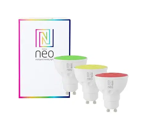 Žiarovky  NEO 07777C - SADA 3x LED RGB+CCT Stmievateľná žiarovka GU10/4,8W/230V Tuya 07777C