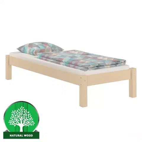 Drevené postele Posteľ Dora 100x200 borovica surová