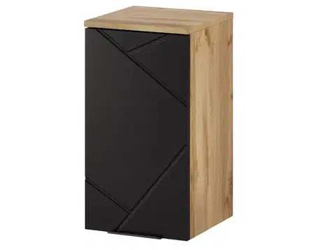 Skrinky do kúpeľne Szynaka Závesná skrinka do kúpeľne MAZI BLACK 71