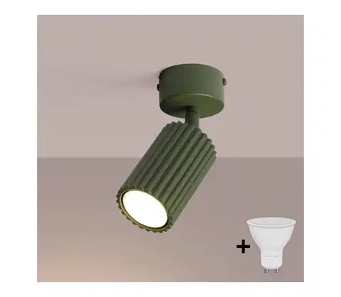Svietidlá BRILAGI - LED bodové svietidlo CRESTO 1xGU10/10W/230V zelené BR.1915