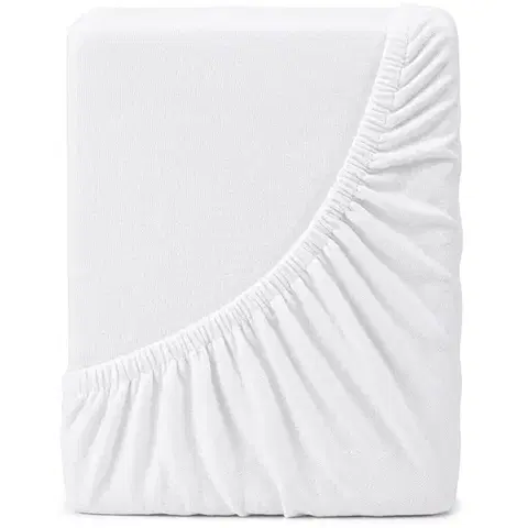 Plachty 4Home froté prestieradlo biela, 180 x 200 cm