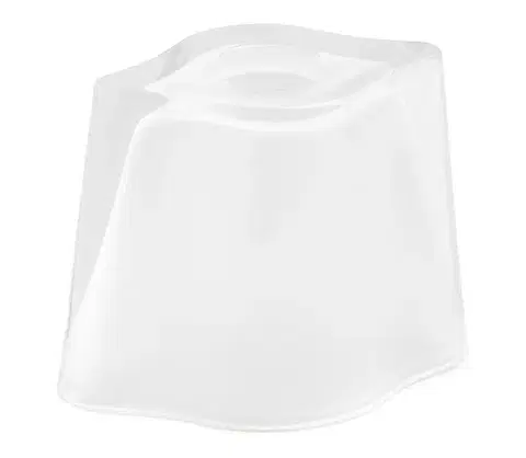 Lampy  Náhradné sklo k lustru E14 9,5x12 cm biela 8801