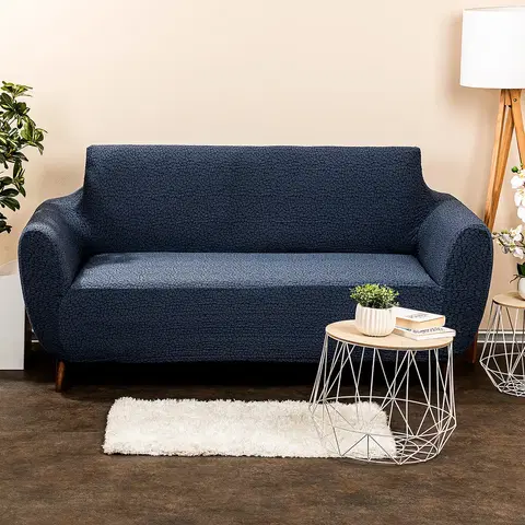 Prehozy 4Home Multielastický poťah na dvojkreslo Comfort Plus modrá, 140 - 180 cm, 140 - 180 cm