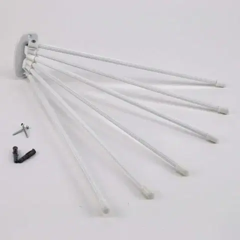 Vešiaky Kinekus Vešiak na uterák 6 ramenný 50cm BIELY 29427