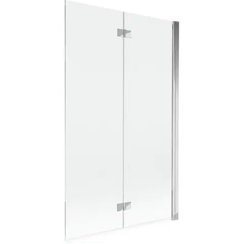 Sprchové dvere MEXEN - MIST vaňová zástena 110x150 cm 6mm 2-s, chróm, číra, pravá 8A9-110-002-01-00-P
