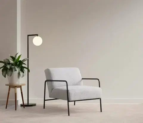 Kreslá Kreslo ušiak Eti Bergere - Grey
