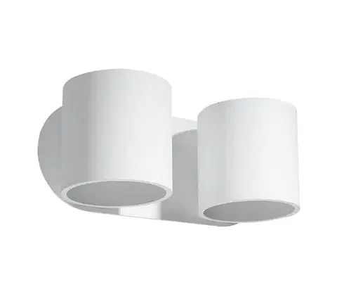 Svietidlá  SL.0659 - Nástenné bodové svietidlo ORBIS 2xG9/40W/230V biela SL.0659
