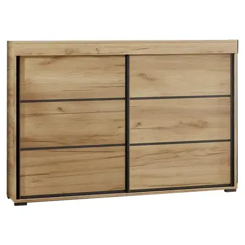 Komody do spálne Komoda Tanger 120 Dub Craft Zlatý
