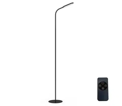 Lampy  LED Stmievateľná stojacia lampa LED/10W/230V 3000/4000/6000K čierna + DO PFL20B