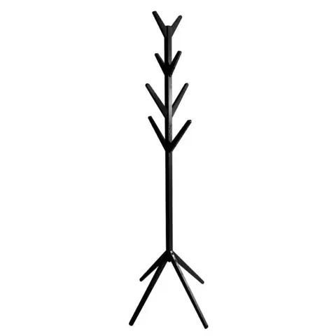 Nemý sluha Vešiak HANG ON 175 cm, čierny