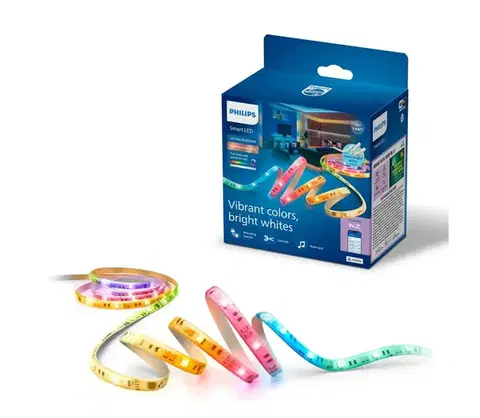 LED osvetlenie Philips Smart Philips - stmievateľný LED RGBIC pásik SMART STRIP 3 m LED/13 W/230 V 2700/6500 K Wi‑Fi 8719514866676