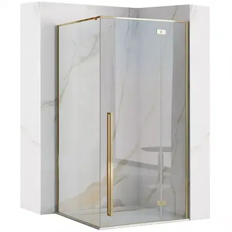 Sprchové kúty Sprchový kút Fargo Rea K6614 120x90x195 gold