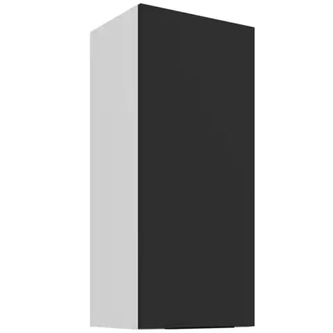Kuchynské skrinky visiace Kuchynská skrinka Aria-BL/WH anti fingerprint 40G-90 1F