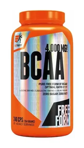 BCAA BCAA 4000 mg Optimal Ratio 2:1:1 - Extrifit 240 kaps.