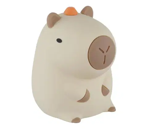 Svietidlá Globo 2874-LED RGBW Stmievateľné dobíjateľné detské nočné svetlo CAPYBARA LED/1,5W/5V 1200 mAh kapibara 2874