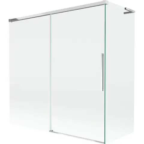 Sprchové dvere MEXEN/S - Rox L vaňová zástena 2-krídlová posuvná 160 + 80 x 150, transparent, chróm 8C9L-160-080-01-00