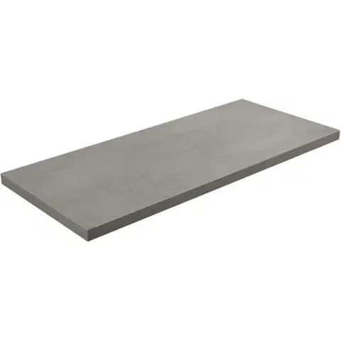 Kúpeľňový nábytok CERANO - Doska pod umývadlo Navira Pro - betónovo šedá - 100x3,6x46 CER-8050BD7747