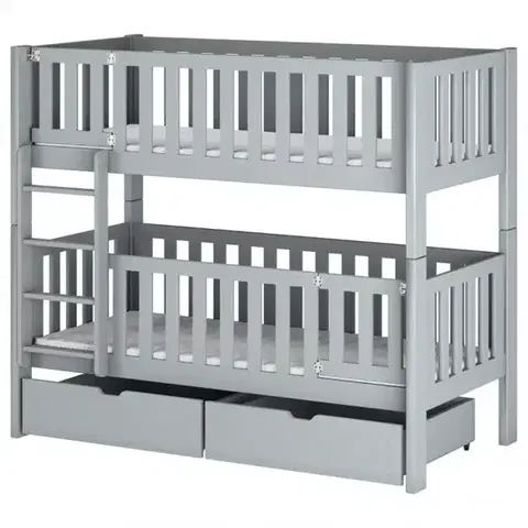Poschodové postele Posteľ Ksawery 80x180 grey