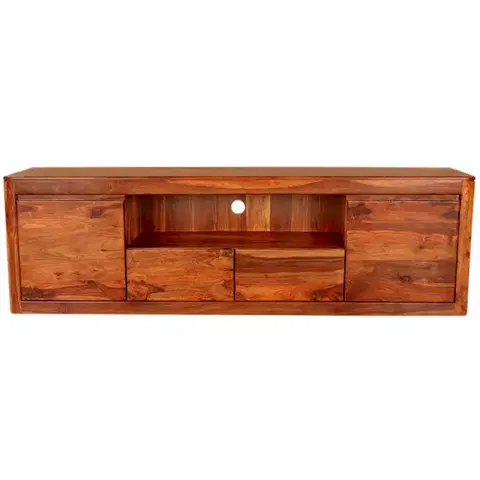 TV stolíky TV stolík Tina 200x60x45 indický masív palisander