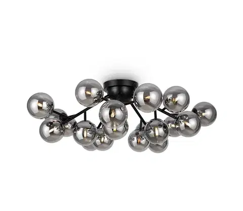 Svietidlá Maytoni MOD545CL-20B - Prisadený luster DALLAS 20xG9/28W/230V čierna MOD545CL-20B