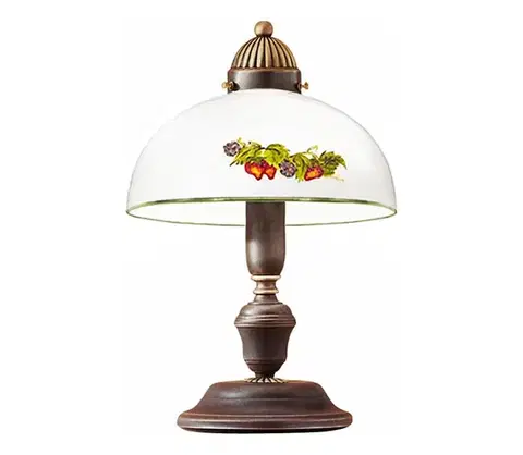Lampy Kolarz 731.73.121 - Stolná lampa NONNA 1xE27/75W/230V víno/jahody 731.73.121