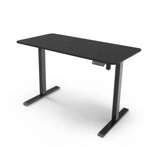 Detské stoly a stolíky Elvisia Elektrický výškovo nastaviteľný písací stôl YLÖS | čierna 120 x 60 cm