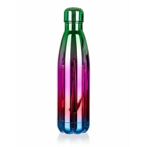 Termosky a termohrnčeky Banquet Termo fľaša FLAMENCO 500 ml, dúhová zelená