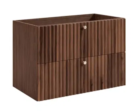 Skrinky do kúpeľne Elvisia Skrinka pod umývadlo BELLO Oak walnut | 80 cm