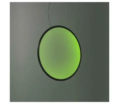 Svietidlá Artemide 1992330APP - LED RGBW Stm. luster na lanku DISCOVERY LED/42W/230V čierna 1992330APP
