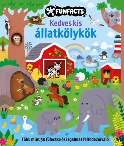 Leporelá, krabičky, puzzle knihy Kedves kis állatkölykök