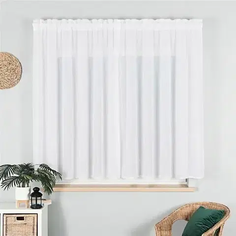 Záclony do obývačky Záclona na páske ETAMINA 300x160