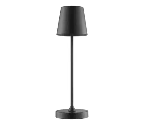 Záhradné lampy Brilliant - LED stmievateľná nabíjateľná dotyková stolná lampa ELORA LED/2,5W/5V 2700K IP44 čierna G60245/76