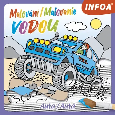 Nalepovačky, vystrihovačky, skladačky Malování / Maľovanie vodou: Auta