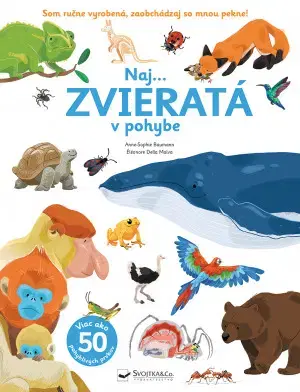 Leporelá, krabičky, puzzle knihy Naj... ZVIERATÁ v pohybe - Kolektív autorov