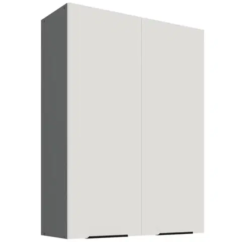 Kuchynské skrinky visiace Kuchynská skrinka Aria-Wh/Ant Anti Fingerprint 80g-108 2f