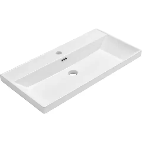 Umývadlá CERANO - Umývadlo keramické Viano - nábytkové - biela lesklá - 100,9x46,2 CER-680382