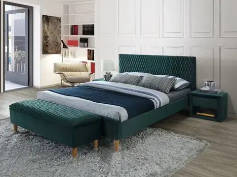 Postele Posteľ AZURRO VELVET 160 Signal