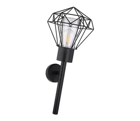 Svietidlá Globo 31355W - Vonkajšie nástenné svietidlo HORACE 1xE27/15W/230V IP44 31355W