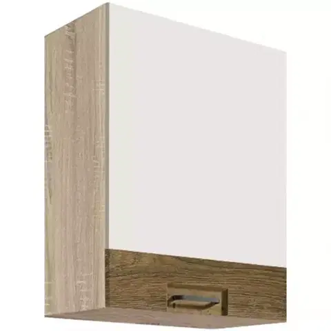Kuchynské skrinky visiace Skrinka do kuchyne Favorit 33g Sonoma/White+Ribbeck