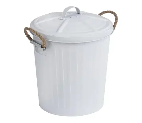 Svietidlá WENKO 23703100 - Kôš GARA 24x28,5 cm biela 23703100