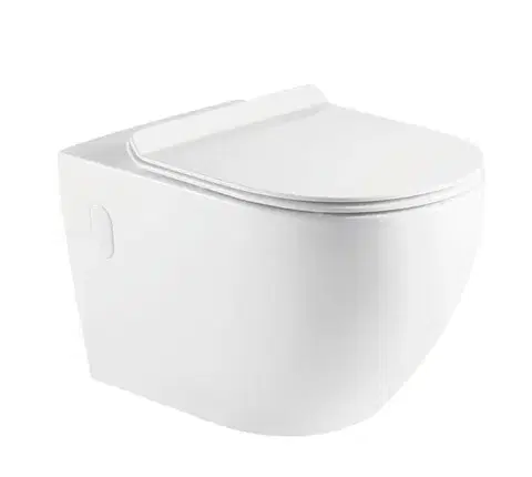 Záchody OLSEN SPA - Závesné WC ARCO II. RIMLESS sa SLIM sedadlom Soft-close OLKLT2141ER