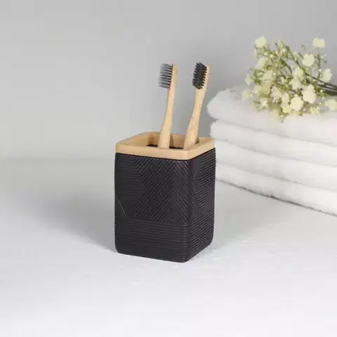 Kúpeľňové doplnky Pohárik PL-5554-C-BLACK